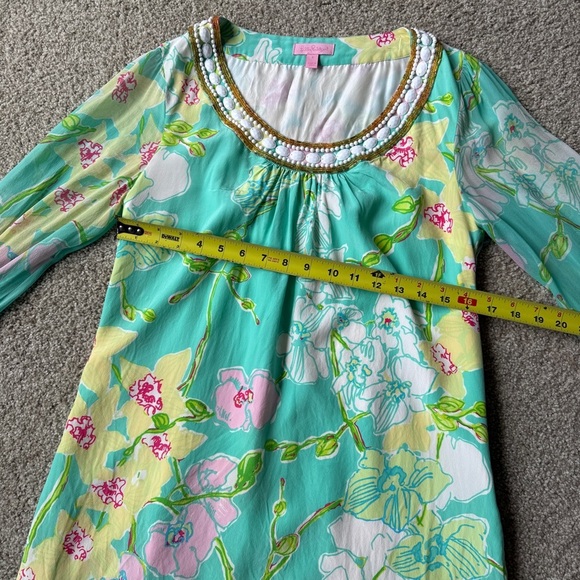 Lilly Pulitzer Madly Glamorous Harper Silk Beaded Dress - Picture 13 of 15